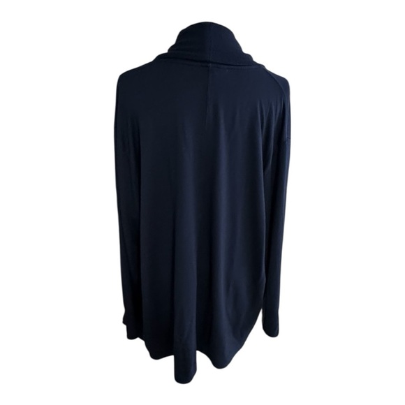 ATHLETA Navy Blue Cardigan Pranayama Restore Wrap Soft Sweater 1X Casual Walking - Picture 6 of 9
